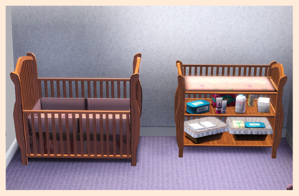 Sims 3 — Butterfly Crib by rebecah — Butterfly Crib by Rebecah