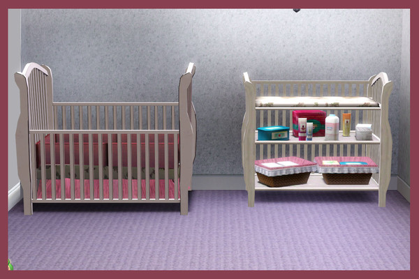 Sims 3 — Butterfly Changing Table by rebecah — Butterfly Changing Table - A clone of a dresser, works like a dresser. 
