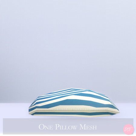Sims 3 — One Pillow Mesh by DOT — Parka One Pillow Mesh by DOT of The Sims Resource