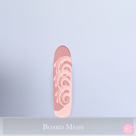 Sims 3 — Wake Board Mesh by DOT — Wake Board Mesh by DOT of The Sims Resource