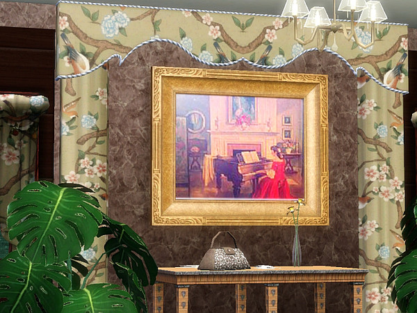 Sims 3 — Sonata by wolfspryte — A painting by Ditlef, created by wolfspryte. Just a simple painting to brigthen your Sims