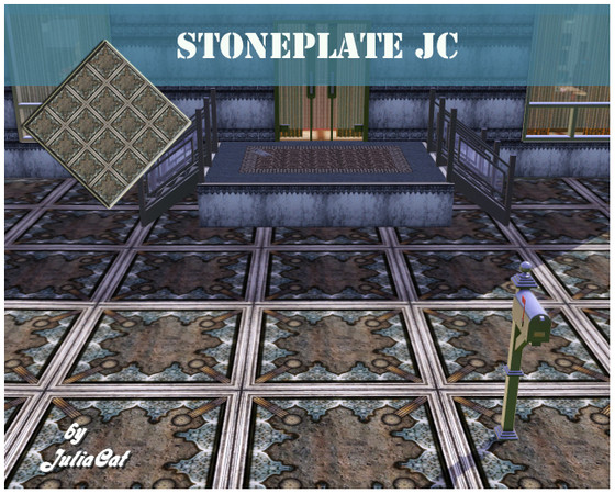 Sims 3 — Stoneplate JC by JuliaCat — Paving