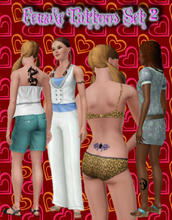 Sims 3 — Tattoos02 by jmzerl72 — Second set of recolorable tattoos for female sim. The tribal heart pattern has the