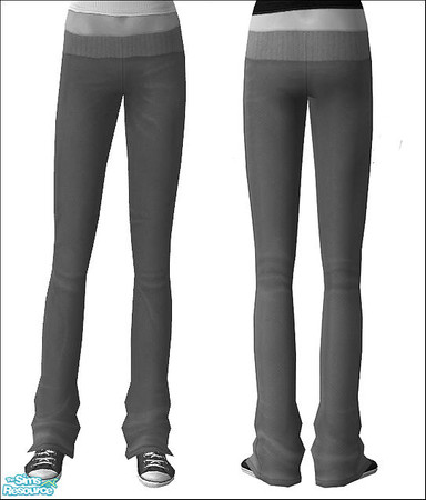 Sims 2 — Easy Living pt. 1 -  Mesh by flinn — This mesh comes with fat and pregnant morphs. The trousers part is