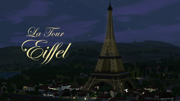 Sims 3 — La Tour Eiffel by sbrizolone — Everytime your Sims will watch through the window they will feel like in Paris.