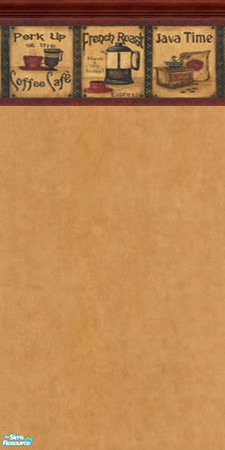 Sims 2 — Java Time Wallpaper by drewsoltesz — ideal for that coffee house/diner or your Sims kitchen/dining area!