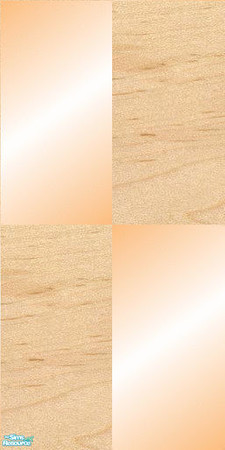 Sims 2 — NK Maya Kitchen Wall by MoMama — A panel wall with alternating natural maple wood and a peach blend.