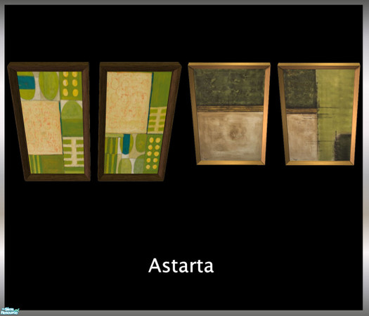 Sims 2 — Green by Astarta — Green Paintings, nightlife expansion only needed for Green 1 and 2.