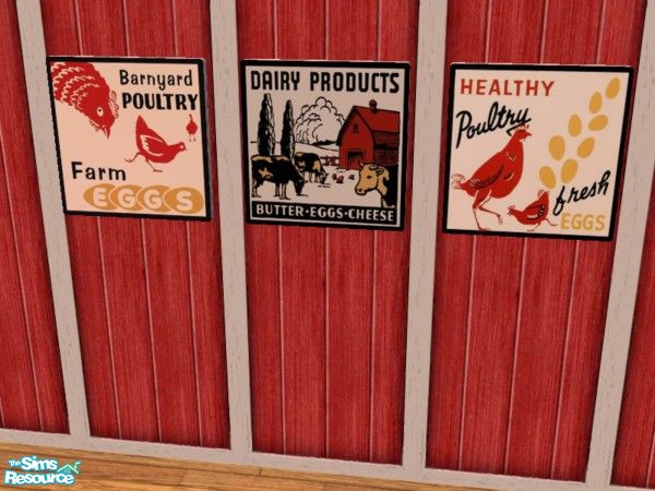 Sims 2 — Working Farm Prints Set 3 by drewsoltesz — A recolour of the Nightlife object "A Stroke" as requested,