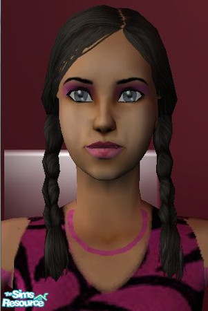 Sims 2 — Heartlips by Astrolica — This is a pink lipstick with a darker pink heart on it.