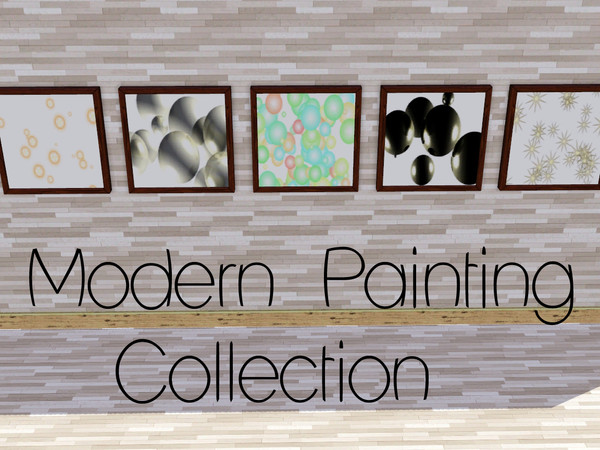 Sims 3 — Modern Painting Collection by TSR Archive — 