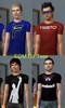 Sims 3 — Electronic Dance Music DJ Tees by trancerocker — Four EDM DJ themed t-shirts : Deadmau5, Armin van Buuren,