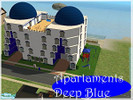 Sims 2 — Deep Blue Apartments by lorenuxa7 — Deep Blue Apartments are inspired by the classic Greek houses are ideal for