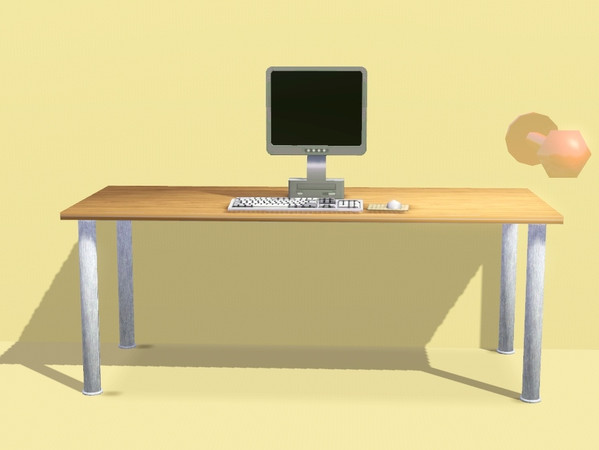 Sims 3 — Verdi Office Desk by DeluxeDesigns — Verdi Office Desk by Deluxe Designs