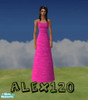 Sims 2 — Pink Dress by alex120 — A cute little pink dress! Enjoy!