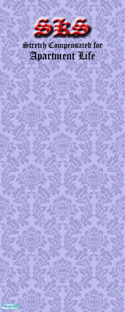 Sims 2 — Thistle Damask Set - AL - Violet by 71robert13 — Violet colored thistle blossoms & leaves weave together to
