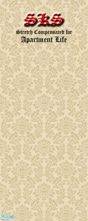 Sims 2 — Thistle Damask Set - AL - Goldenrod by 71robert13 — Goldenrod colored thistle blossoms & leaves weave