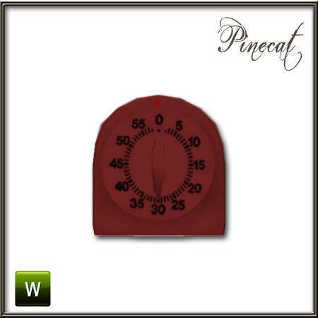 Sims 3 — Kitchen Timer Smoke Alarm 2 by Pinecat — You may need to use the MoveObjects On cheat to place this on the