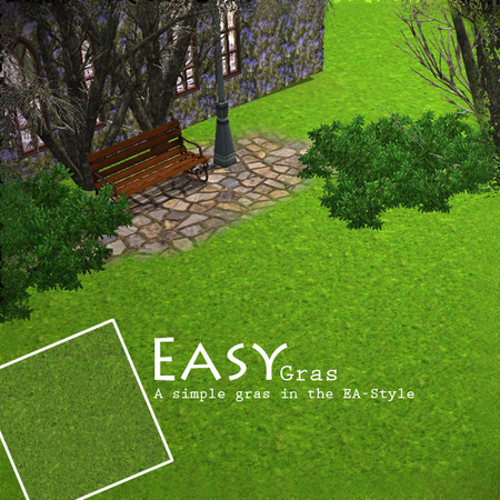 Sims 3 — Easy Gras by Cori93 — This is my first gras. I hope you like it. It looks not so real, It was inspired by the