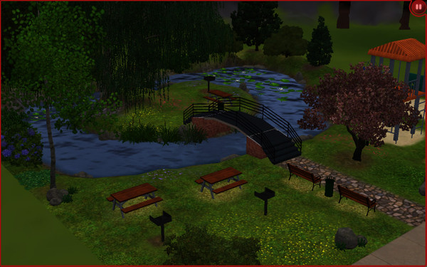 Sims 3 — Willow Island Park by Grymmly — A pleasant, little park with something for everyone.