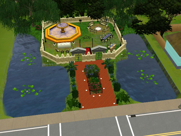 Sims 3 — wedding park by padeshah — for wedding party