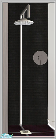 Sims 2 — Bathroom 1 - chrome shower by Birgit43 — cloned from UV shower