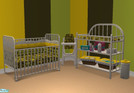 Sims 2 — Garden Nursery by basketballgirl_35 — A cute nursery for your little girls! The green and yellow flowers go