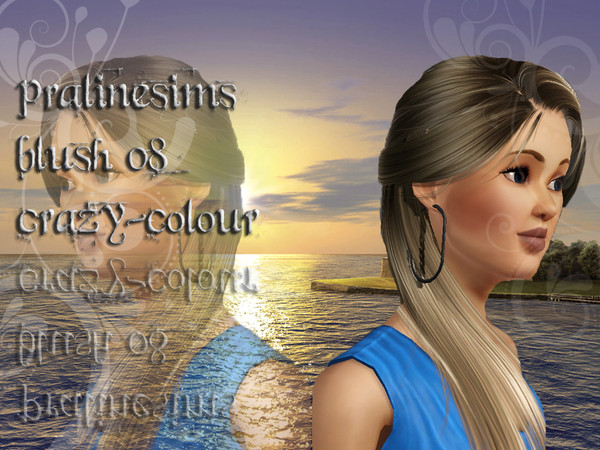 Sims 3 — Pralinesims Blush 08 Crazycolour by TSR Archive — By Pralinesims for TSR (2010)
