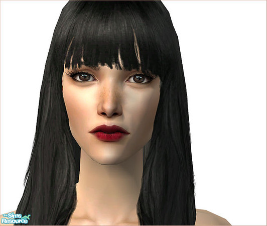 Sims 2 — Empty Promises Lipstick Set -Deep red by flinn — Deep rich red.