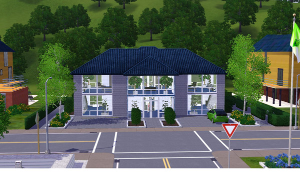 Sims 3 — Body boost gym by Flexina — This is the place for getting a good workout, meet other simmers with the same