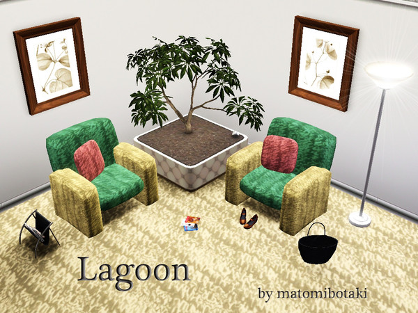 Sims 3 — Lagoon by matomibotaki — Water or pool pattern in 2 blue shades, 2 channel, to find under Miscellaneous.