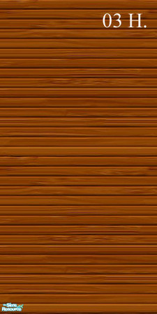 Sims 2 — Modern Wood Set -Wall03 Horizontal by ayyuff — 