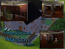 Sims 3 — Underground Mansion V1 by Badzx — Next on our real estate list is the Underground Mansion! It's quite the house.