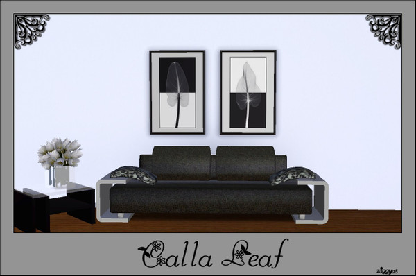Sims 3 — Calla Leaf by ziggy28 — X-Ray Calla Leaf by the aritst Steven N. Meyers