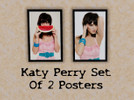 Sims 3 — Katy Perry Set Of 2 Posters (2) by emz666 — Katy Perry Set Of 2 Posters (2) Any Feedback On These Would Be