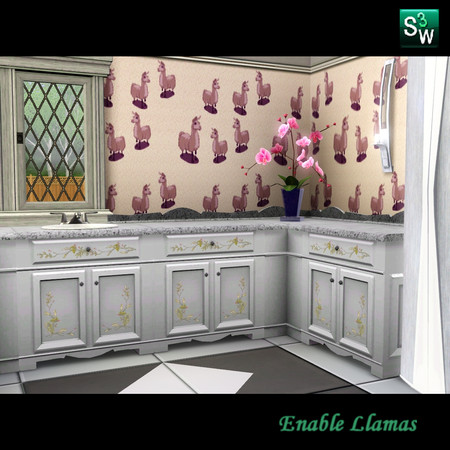 Sims 3 — Enable Llamas by Flovv — Farmville llama originally, but sims like all kind of them. Don't they?