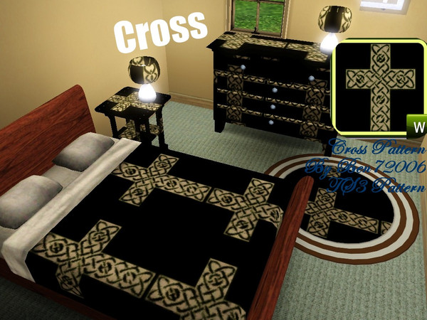Sims 3 — Cross Pattern by Ben72006 — Want your children wearing crosses!