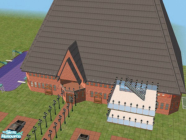 Sims 2 — Lou\'s Garage by Earcat —  Lou\'s Garage is a great casual place to eat and dance, shop, play poker, dance and