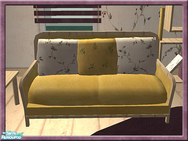 Sims 2 — Svealyns TC78 Indy Living Recolour - Loveseat  by Svealyn — A recolour of the \"Indy Living\" mesh set