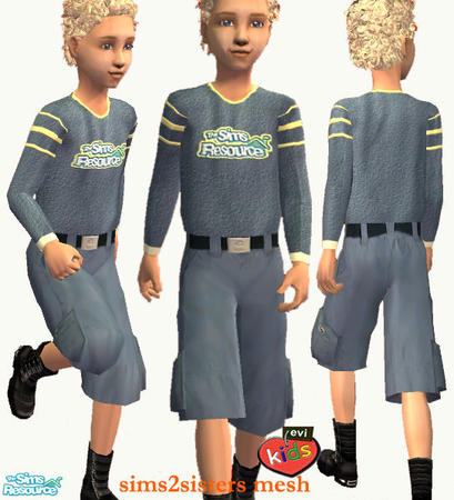 Sims 2 — evi's TSR boys - 2 by evi — Finally I have 1 million downloads and I am happy with it! Thank you TSR! I thought