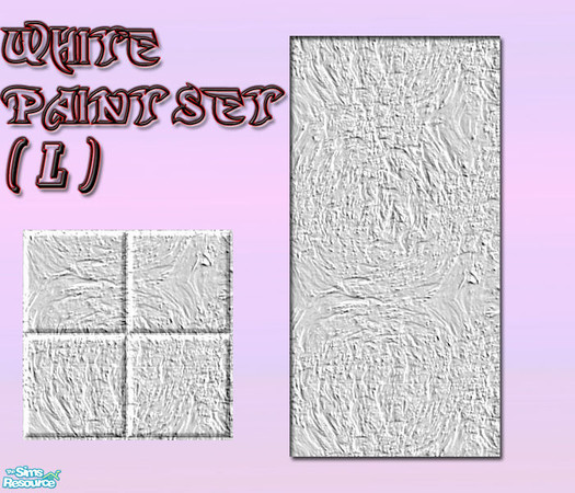 Sims 2 — white paint set by MonisiaPL — wall and floor