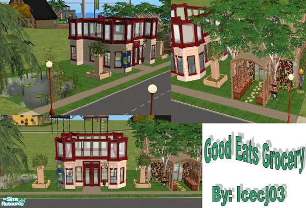 Sims 2 — Good Eats Grocery by icecj03 — Is ur sim's tummy rumbling? When you opened the fridge, did you hear crickets?