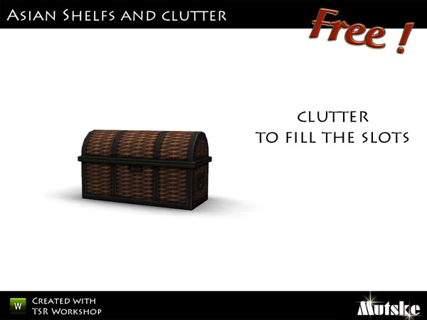 Sims 3 — Deco Clutter Suitcase by Mutske — Made by Mutske@TSR. TSRAA.