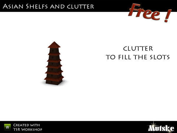 Sims 3 — Deco Clutter Sculpture by Mutske — Made by Mutske@TSR. TSRAA.