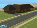 Sims 2 — Log Cabin on a Beach (David ) by Nimloth — This is a simple Cabin on a beach and a friend wanted me to upload it