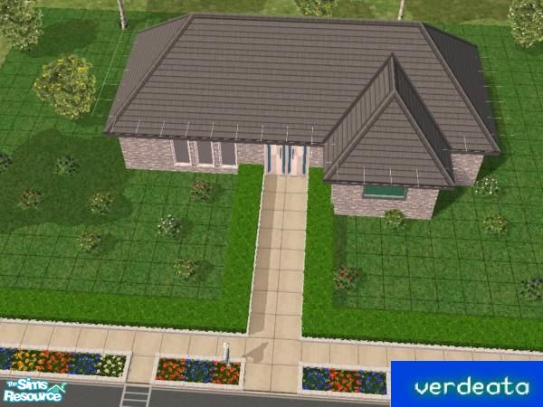 Sims 2 — Simple House by verdeata — Simple House...