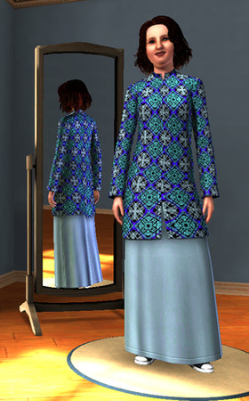 Sims 3 — Desinger Pattern Small Pattern by Little Zip — The three channel color changing on this design give a very wide