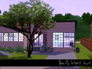 Sims 3 — Small Lot Family Beach House by pancat — This cozy beach house features a sunken living room, and a lovely