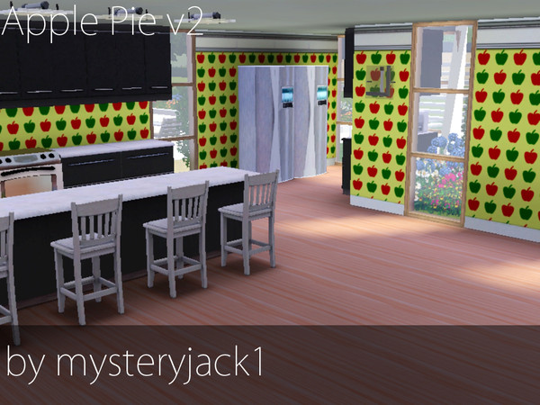 Sims 3 — Apple Pie v2 by mysteryjack1 — Just the same as Apple Pie, but smaller! It has three recolourable parts, and is