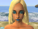Sims 2 — Ocean Blue Eyeshadow by Astrolica — An ocean coloured light-blue eyeshadow for all ages.